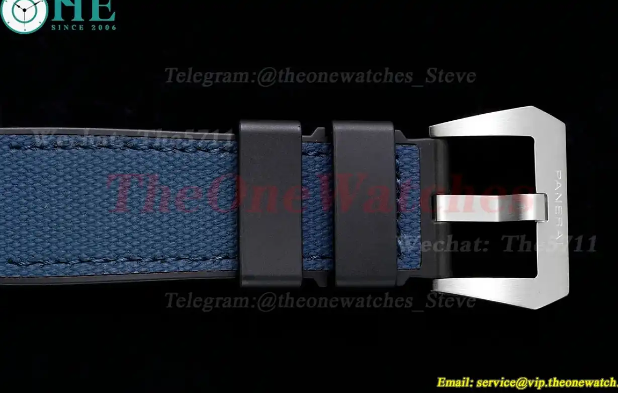 Submersible PAM1391 Luna Rossa 44mm SS RU Blue Dial VSF P900