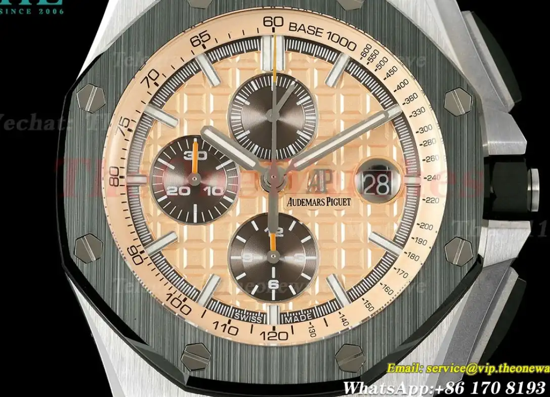 Royal Oak Offshore 26400SO Camouflage 44mm SS RU Gold Dial TKF A7750