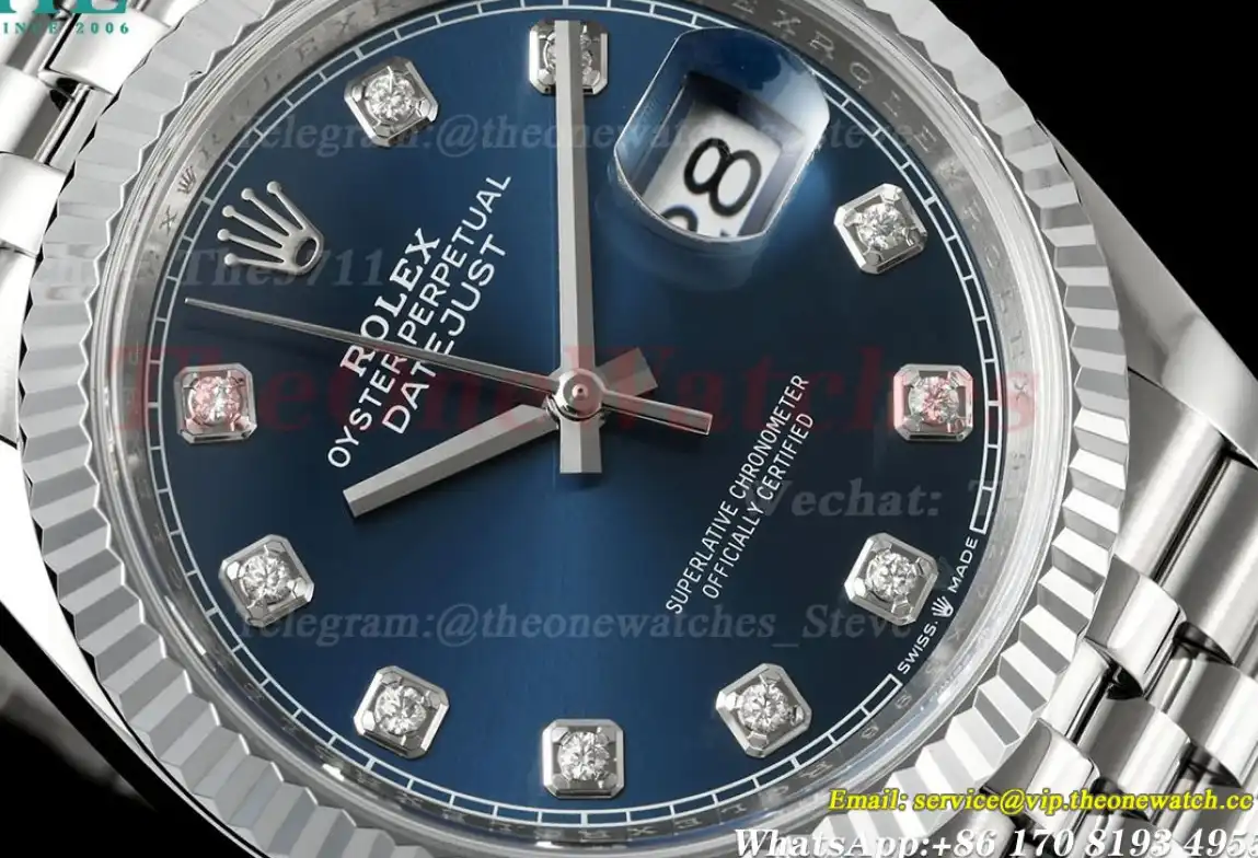 Datejust 126234 36mm Jub SS SS Blue Dia JQF VR3235