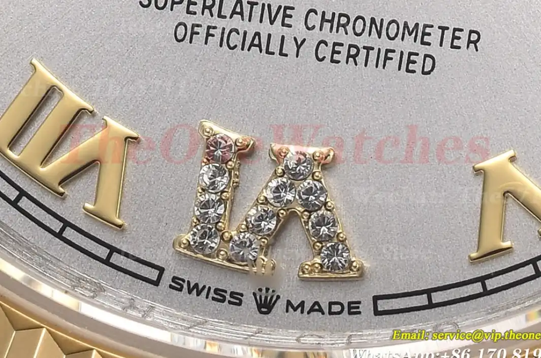 Datejust 126233 36mm Jub SS YG Silver Rmn GDF MY8215