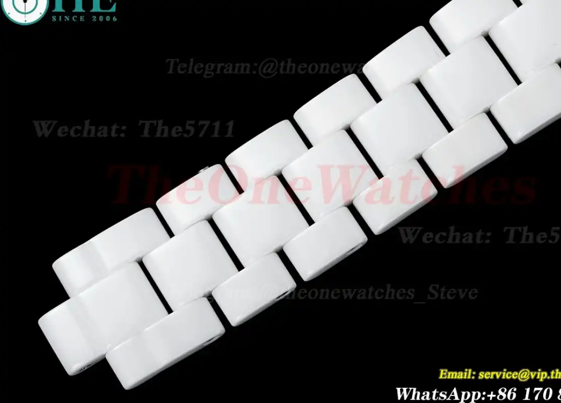 J12 38mm White Ceramic Cer White Num HTF A2892