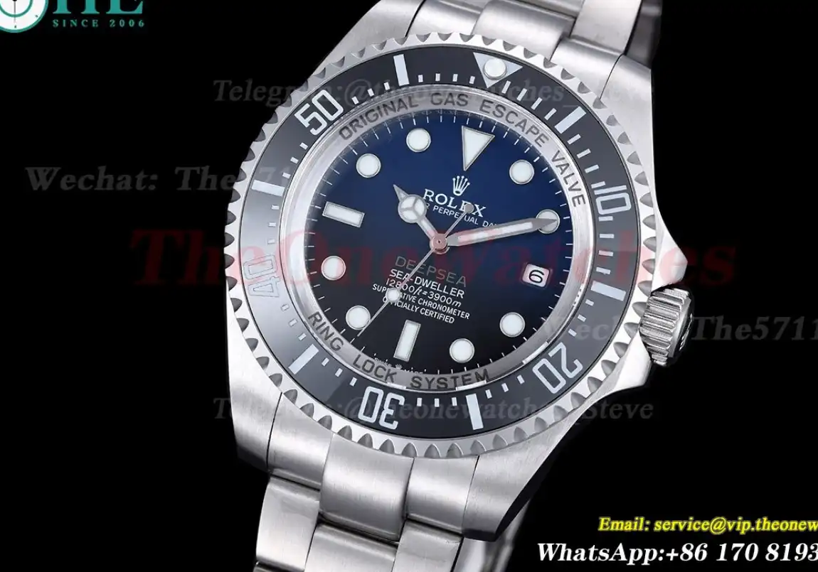 DeepSea Dweller 126660 44mm SS SS Blue Black GDF MY8215