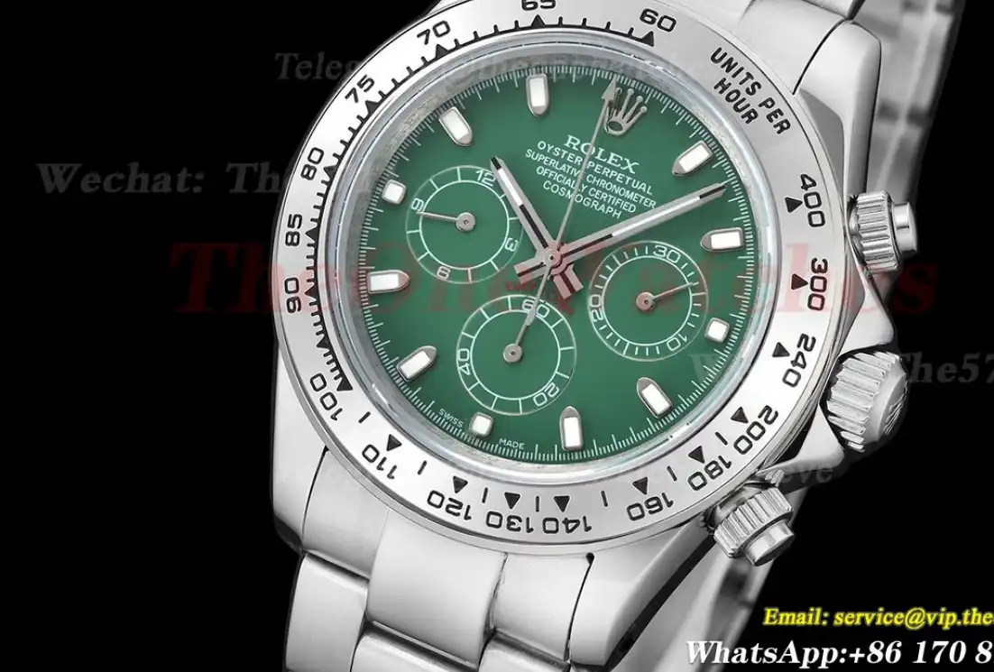 Daytona 40mm SS SS GreenDial GDF A3836