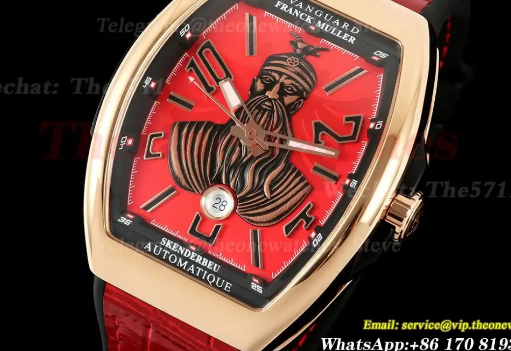 Vanguard Skenderbeu 44mm RG LE Red Dial ABF A2824