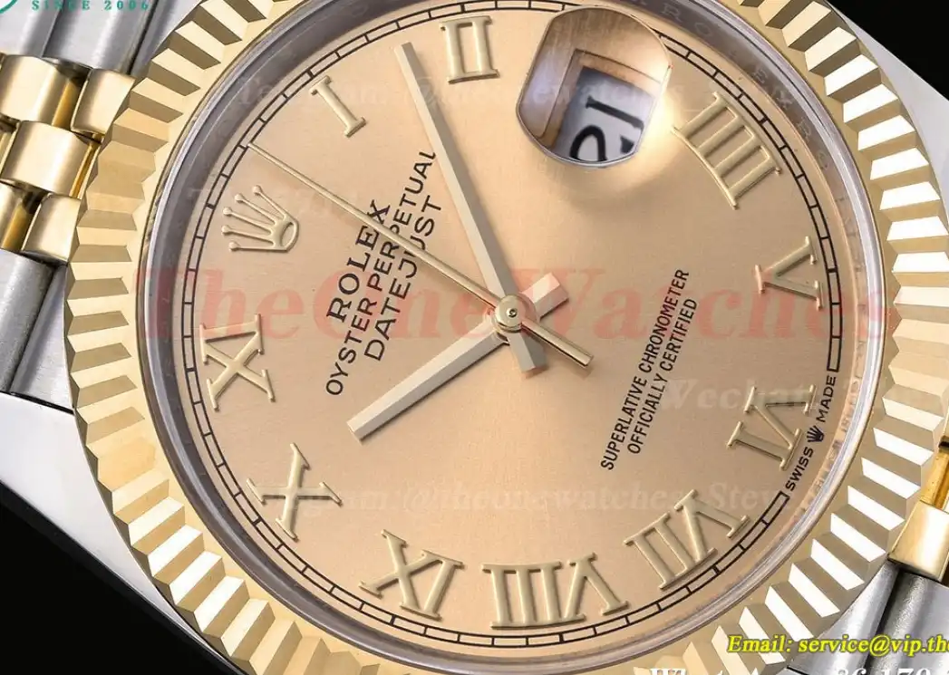 Datejust 126333 41MM YG SS Rose Gold Rmn EWEF A3235