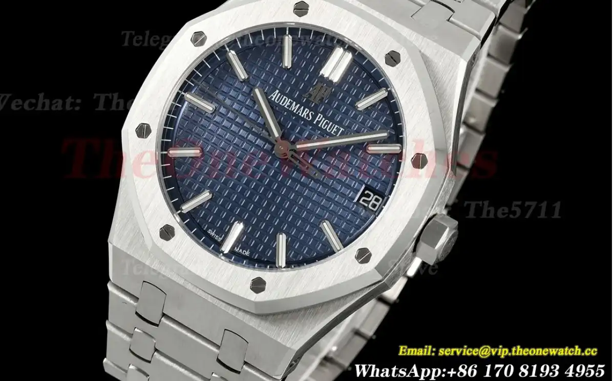 Royal Oak 15500 41mm SS SS Blue Dial TKF A4302 Super Clone