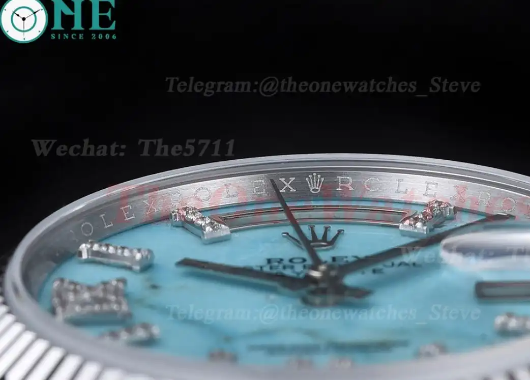 DayDate 36mm SS SS Flt Pres Turquoise Dial RAF A2836