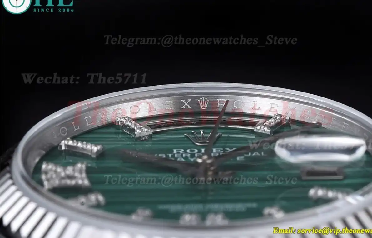 DayDate 36mm SS SS Flt Pres Malachite Dial RAF A2836