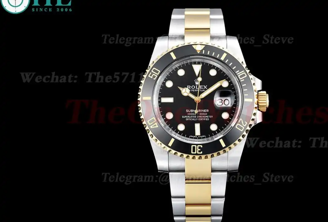 Submariner 116613LN 904L YG SS Black Dial CLEAN VS3135