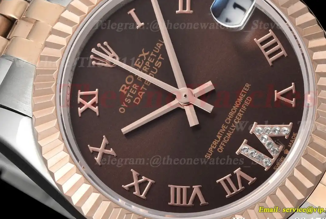 Datejust 28mm RG SS Brown Rmn GDF MY8215