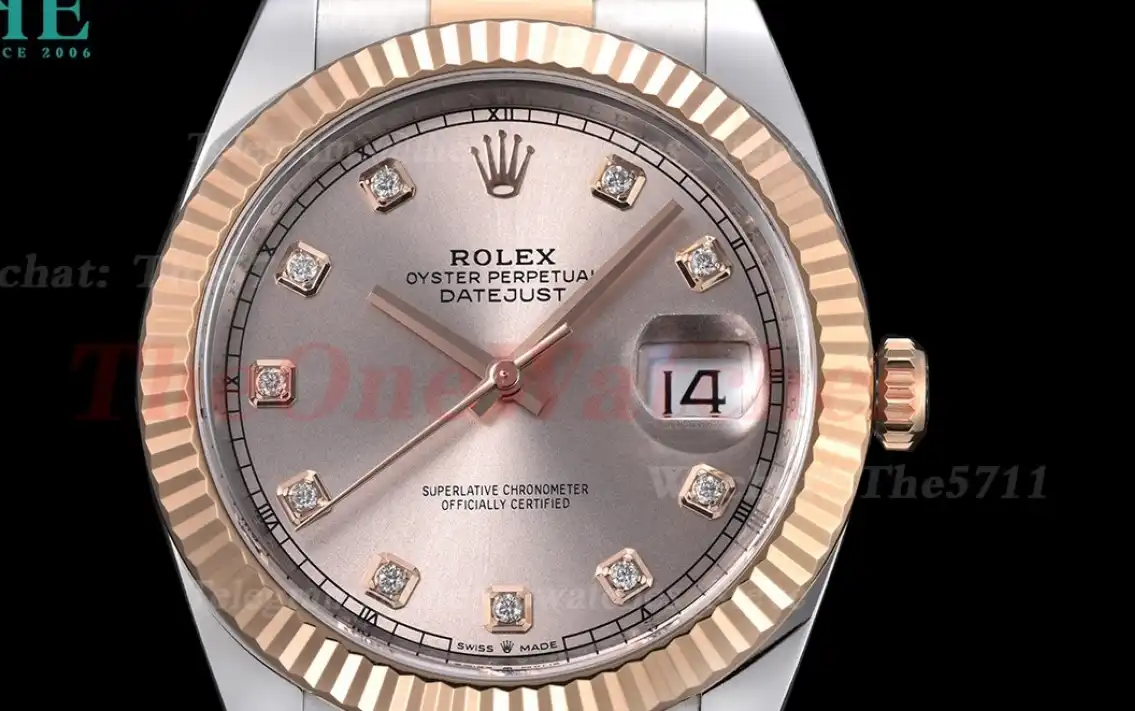 Datejust 126331 41mm RG SS champagne Dia Clean SH3235