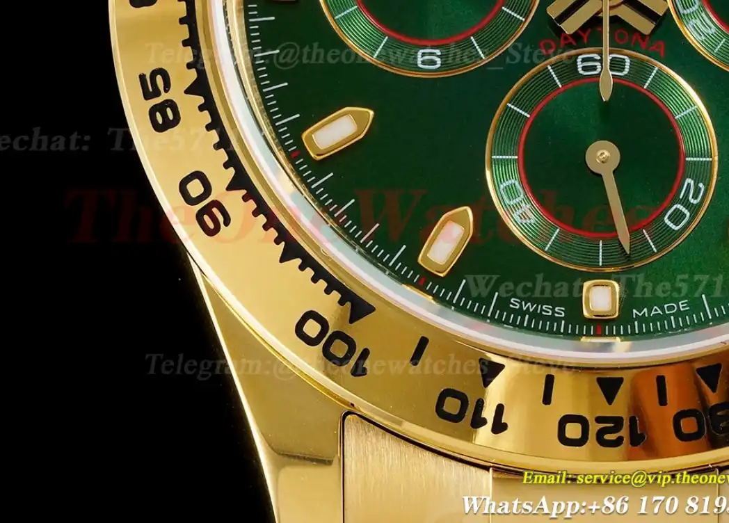 Daytona 116508 40mm YG YG Green Dial APS SH4130