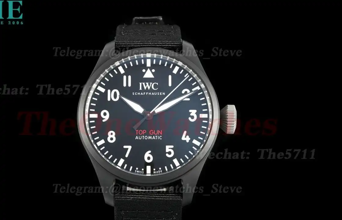 Big Pilot Top Gun 43mm Cer LE Black Dial M+ 8N24