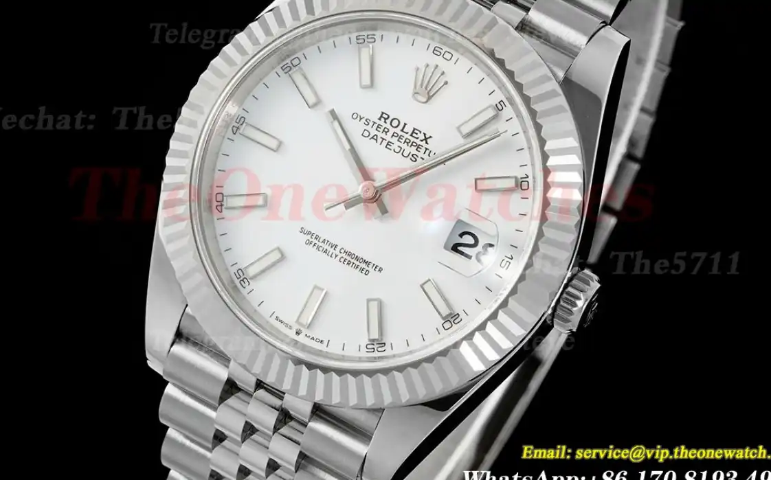 Datejust 126334 41mm Jub SS SS White Stk EWEF A3235