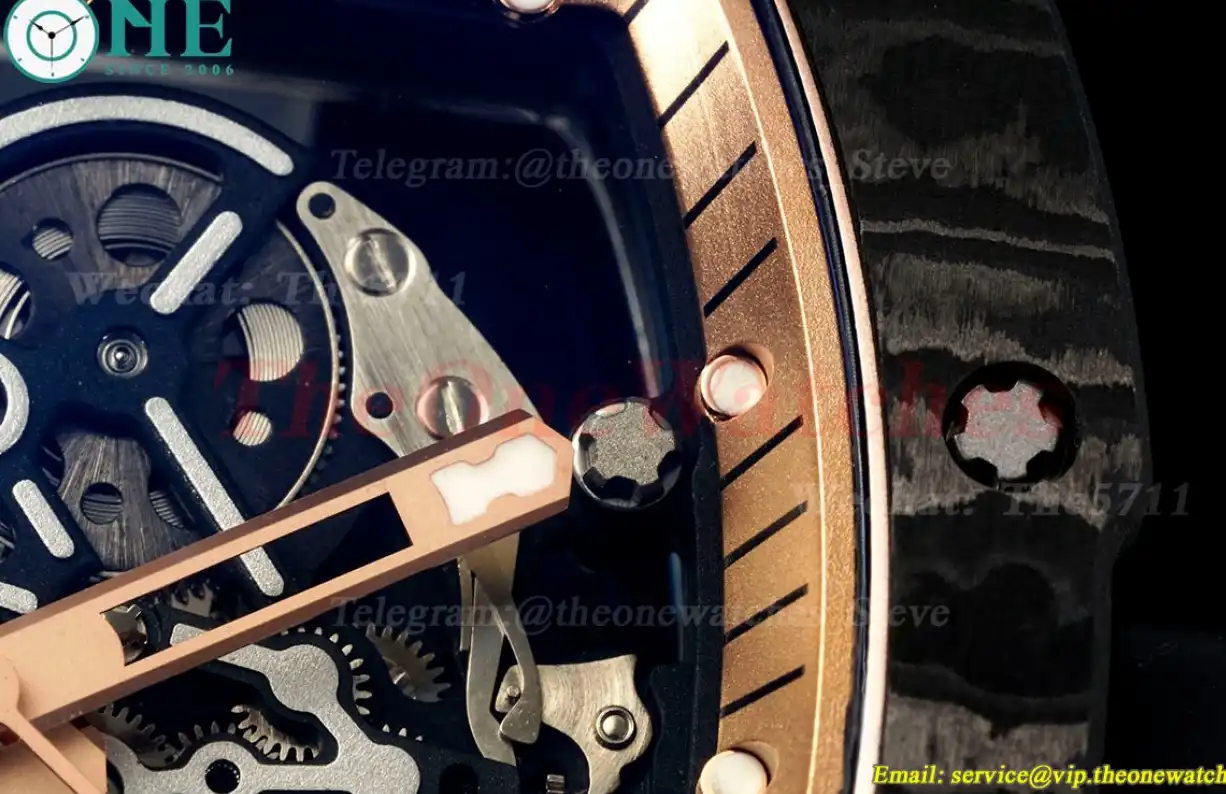 RM055 Gold NTPT RU Skeleton Dial UOKF RMUL2 Super Clone