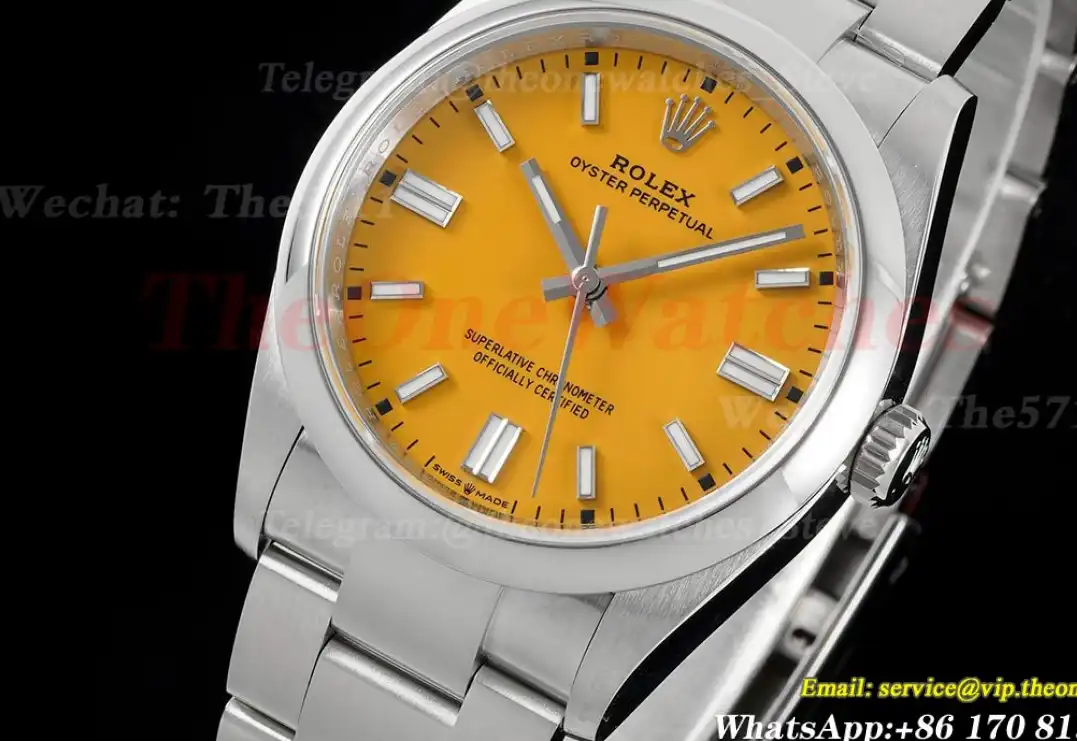 Oyster Perpetual 126000 36mm SS SS Yellow Stk VSF VS3230