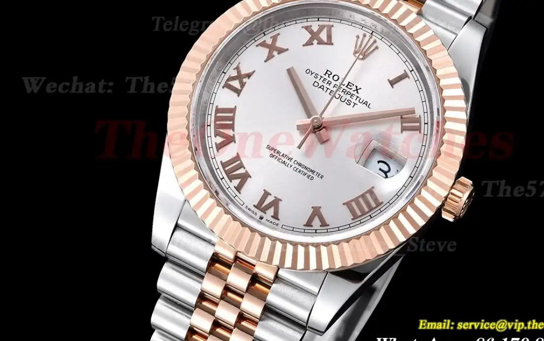 Datejust 126231 36mm White Rmn SS RG GMF A2824