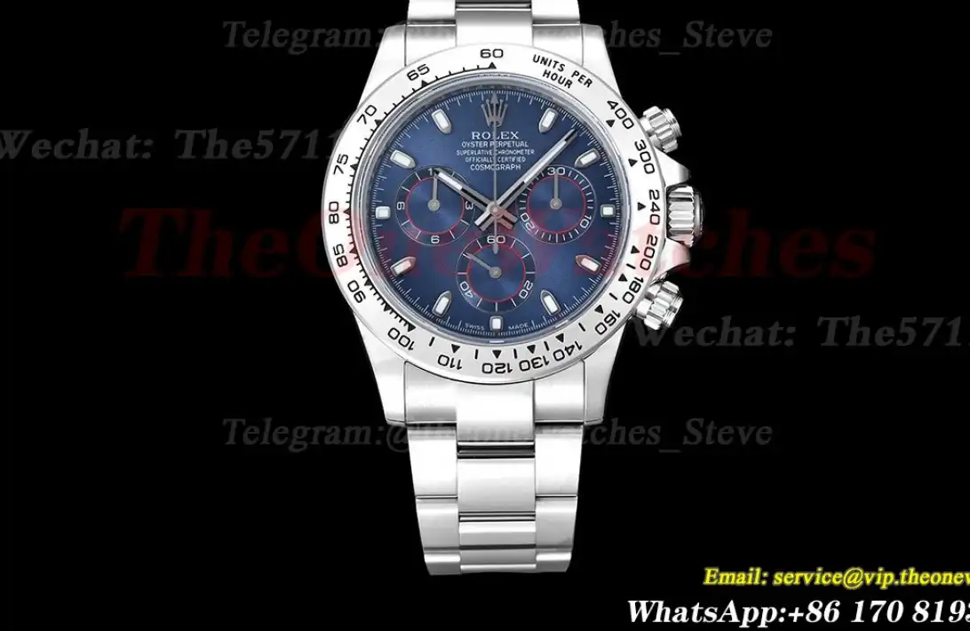 Daytona 116509 40mm SS SS Blue Dial 904L Noob V4 SA4130