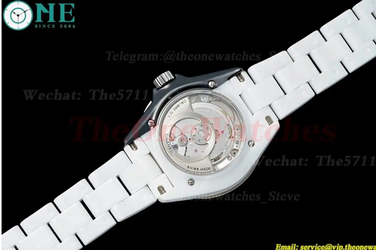 J12 38mm White Ceramic Cer White Black Dial HTF A12.1