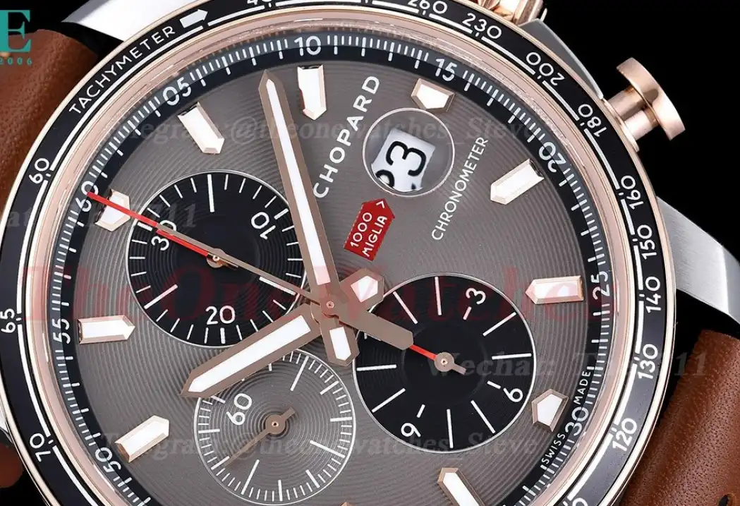 Mille Miglia Race 44mm SS LE Grey Dial V7F A7750