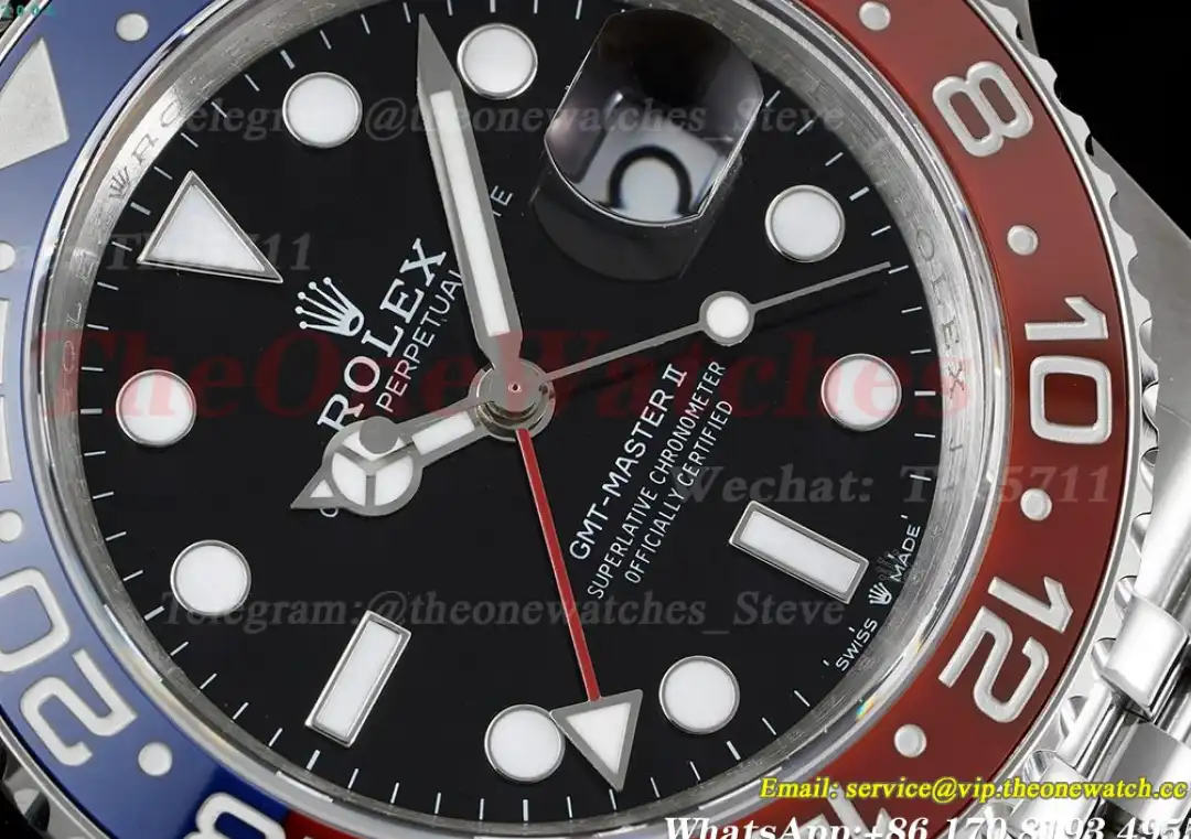 GMT Master II 126710 Pepsi Jub SS SS Red Blue GMF V6 VR3285