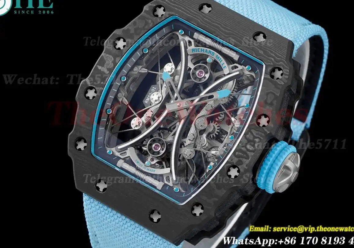 RM53-01 Carbon NY Skeleton Dial RMF Tourbillon