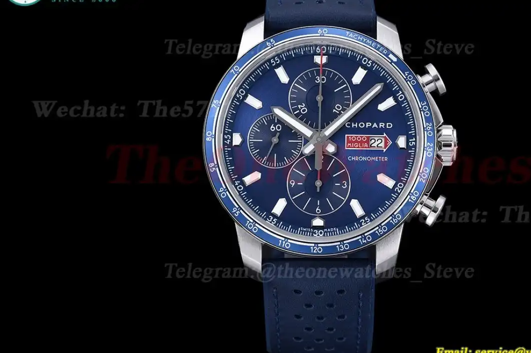 Mille Miglia Race 44mm SS LE Blue Dial V7F A7750