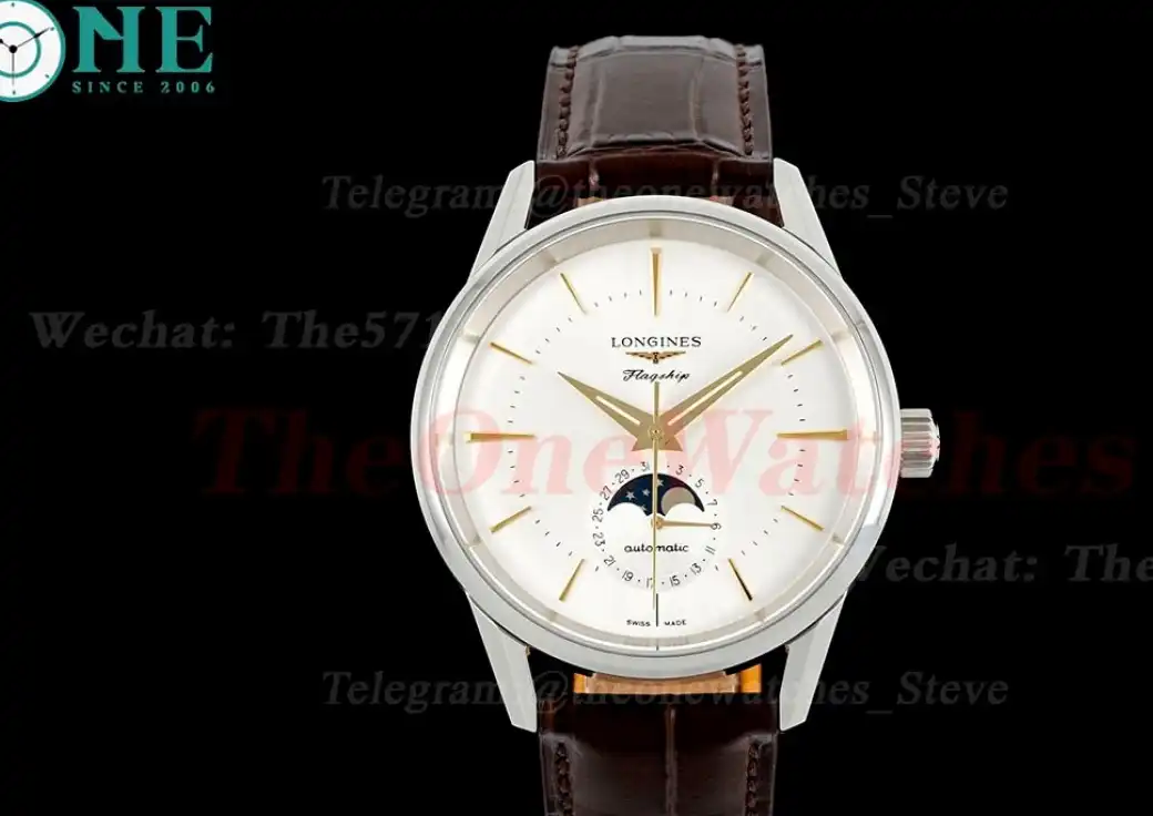 Flagship Heritage Moonphase 38.5mm SS LE White Dial APSF A2892