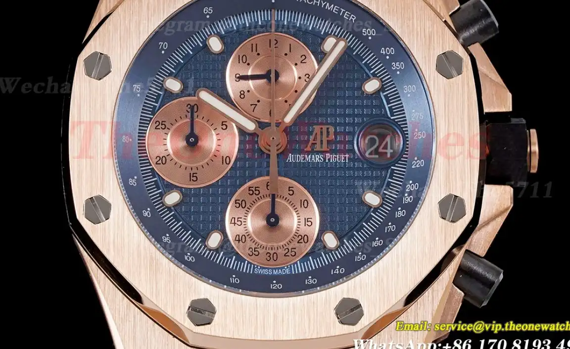 Royal Oak Offshore 42mm RG RG Blue Gold APF A7750