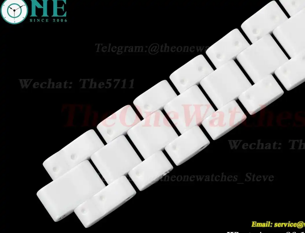 J12 38mm White Ceramic Cer White Num HTF A2892