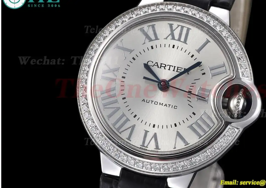 Ballon Bleu De Cartier 33mm Dia SS LE Silver Dial GDF NH05