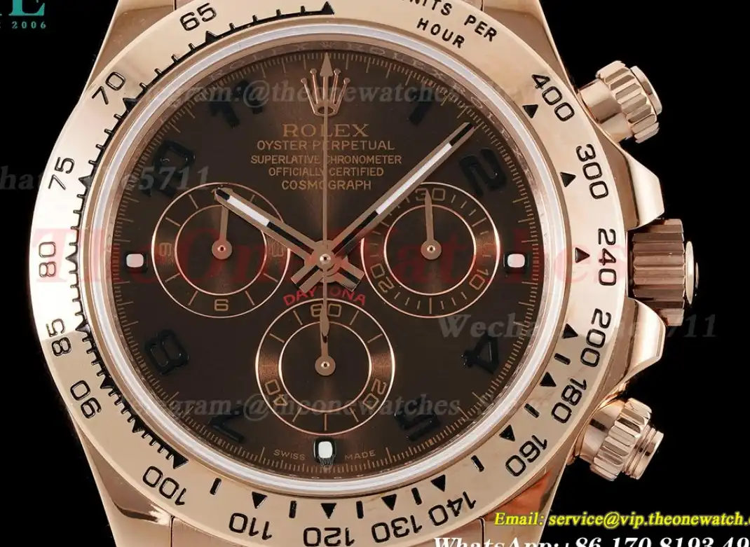 Daytona 116505 40mm RG RG Brown Num OMF A7750