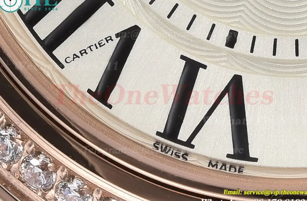 Ballon Bleu De Cartier 33mm RG RG White Rmn GDF NH05