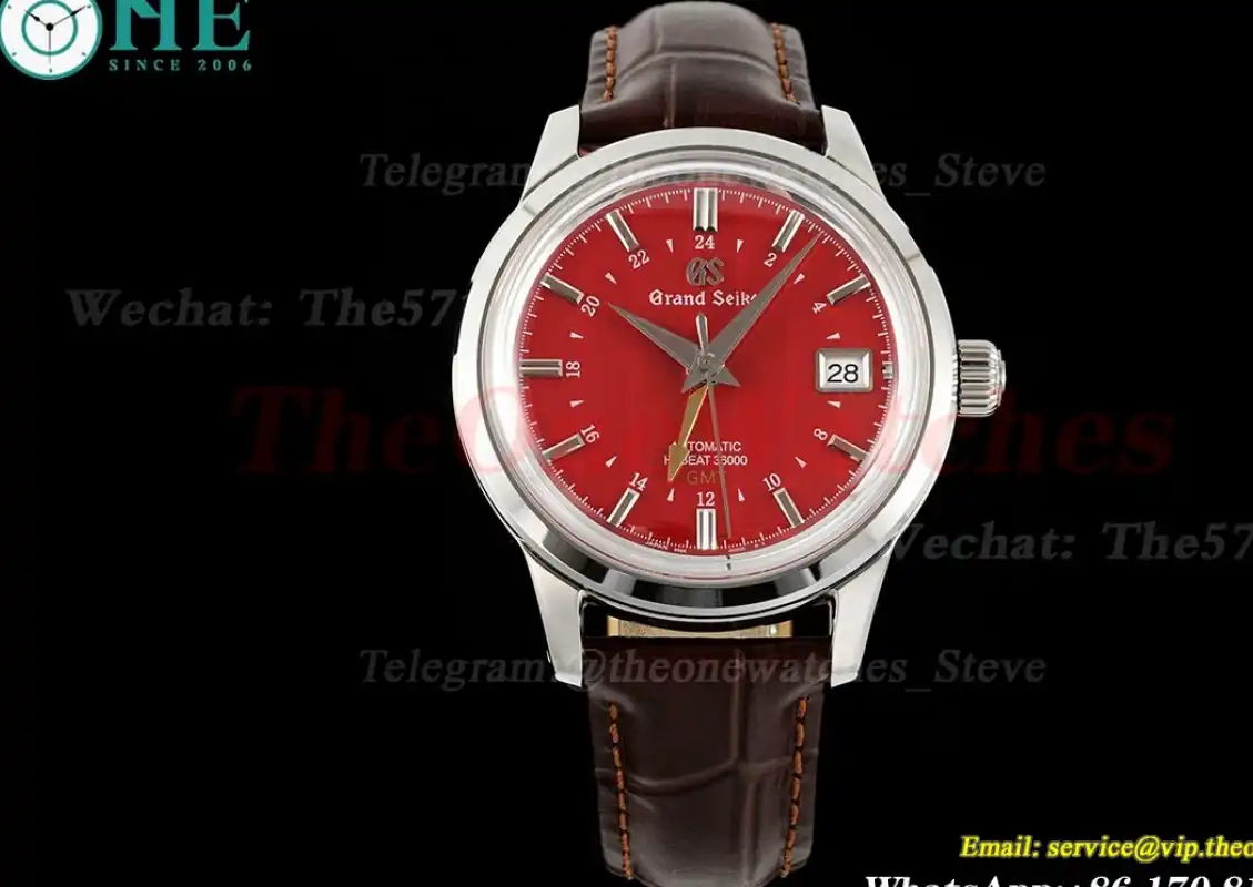 Elegance GMT 39.5mm Red Dial GSF NH34