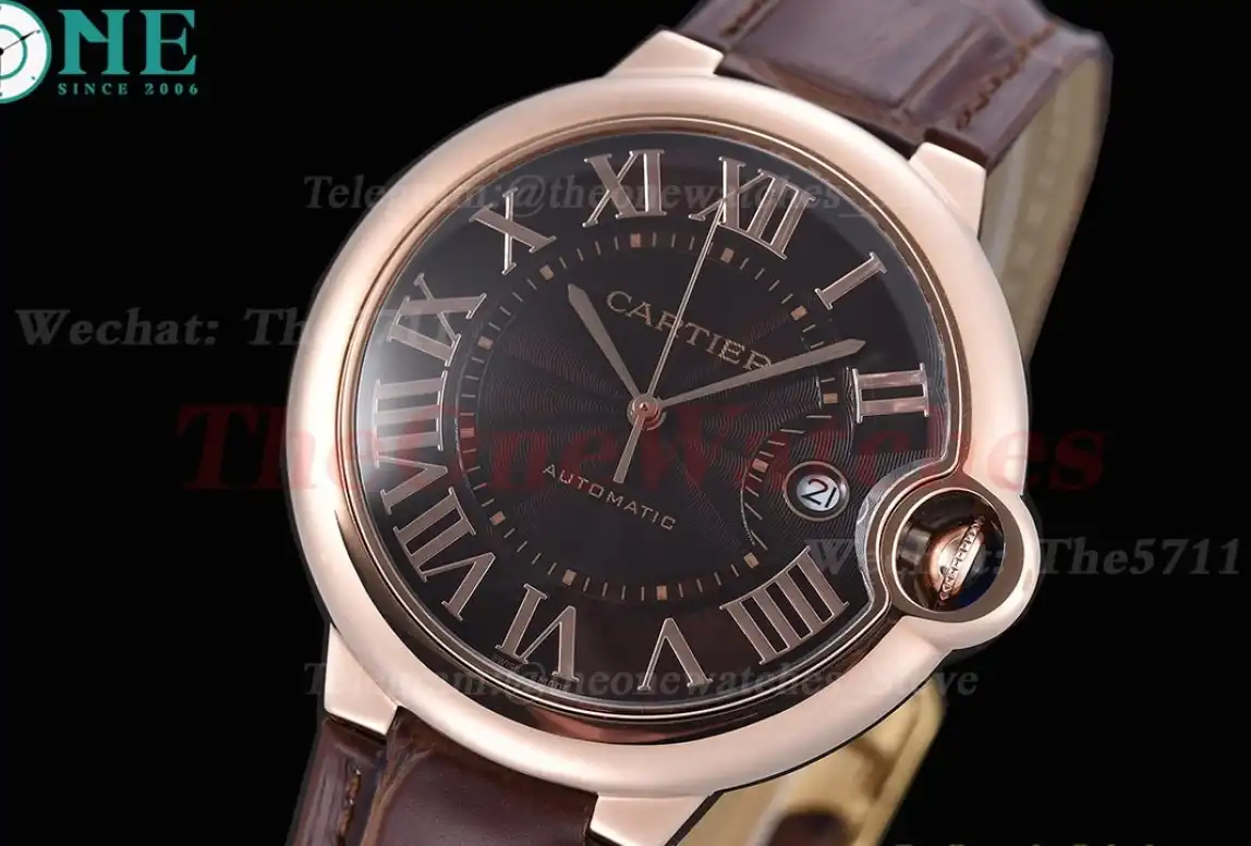 Ballon Bleu De Cartier 42mm RG LE Brown Dial GDF MY8215