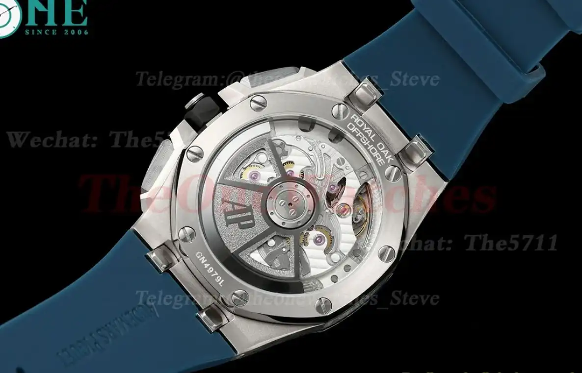 Royal Oak Offshore 26420 43mm SS RU Blue Wht APPF A4401