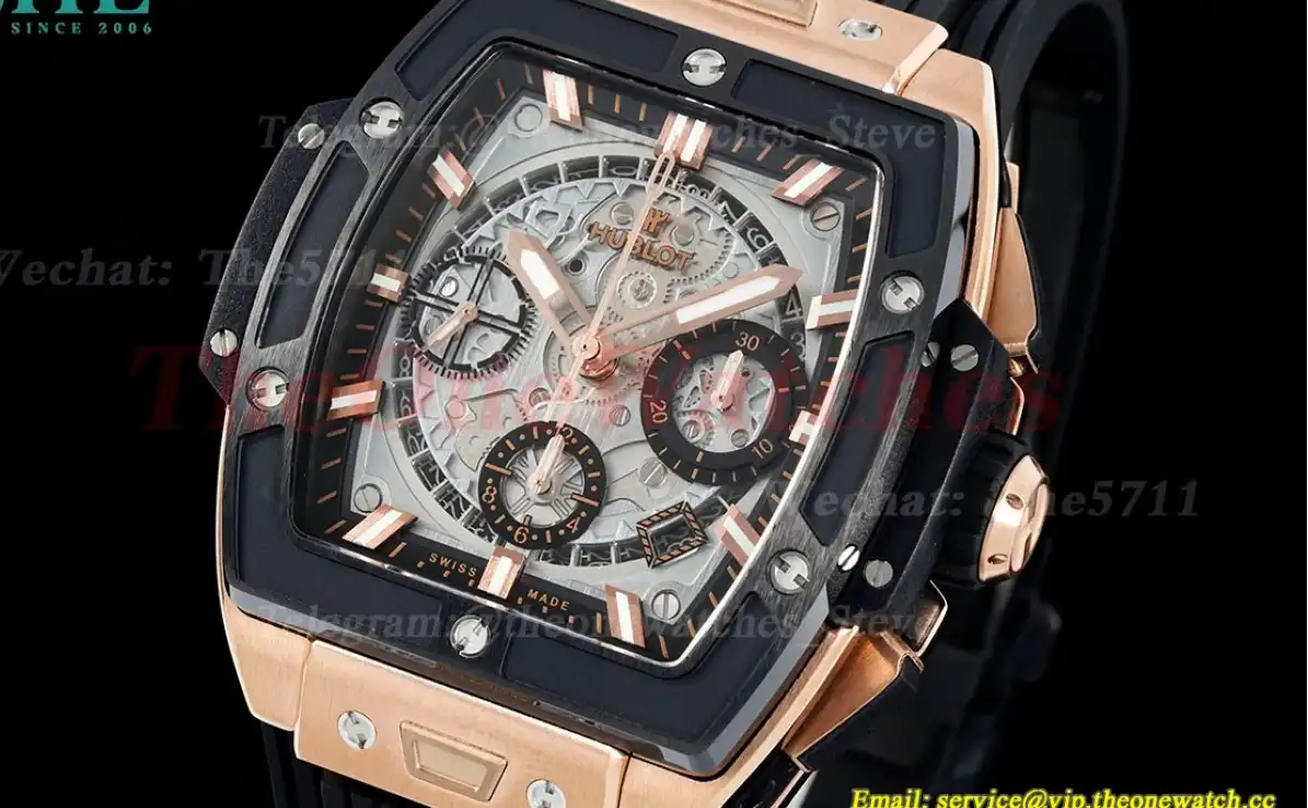 Spirit of Big Bang Chrono 42mm TI RU Skeleton Dial BBF A7750 Mod