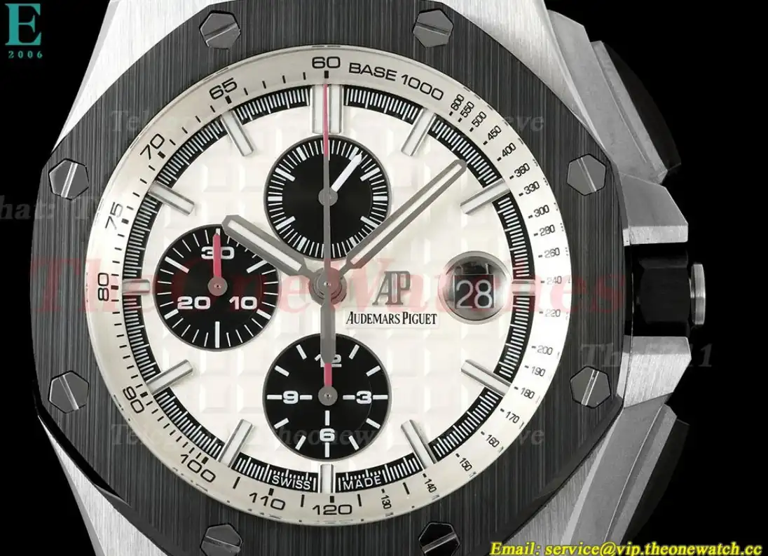 Royal Oak Offshore 26400SO 44mm SS RU White Dial TKF A7750