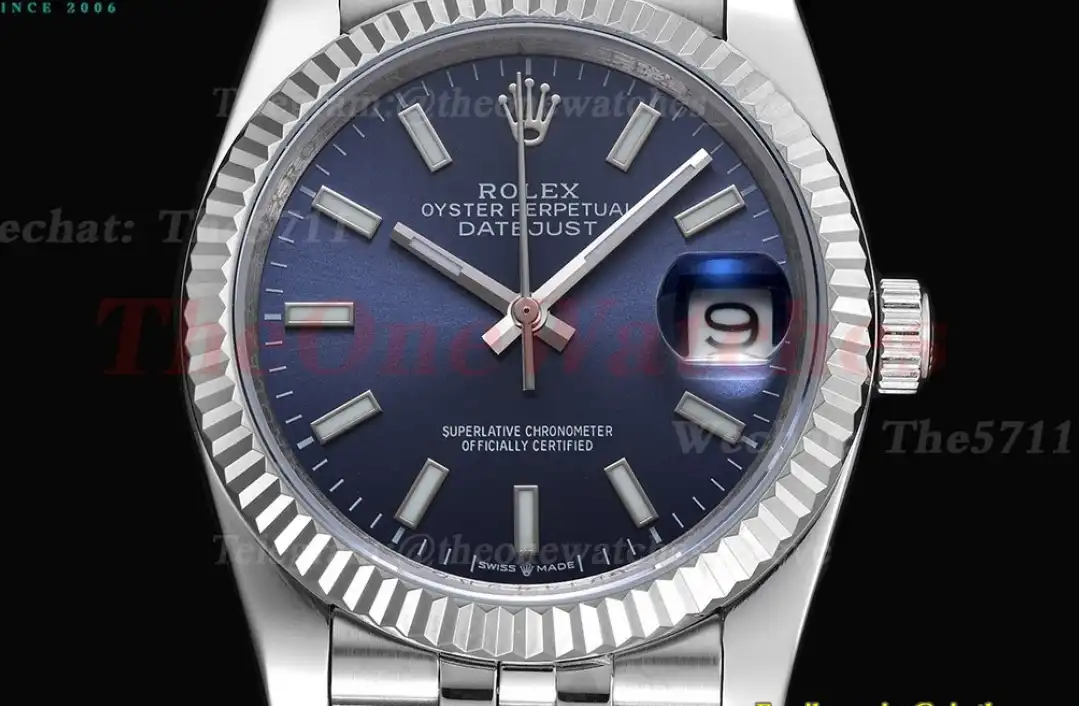 Datejust 126234 36mm Jub SS SS Blue Stk GDF MY8215