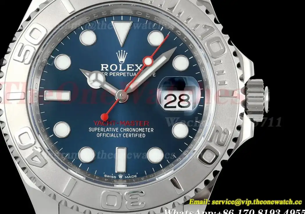 Yacht-Master 126622 40mm SS SS Blue Dot JQF VR3235