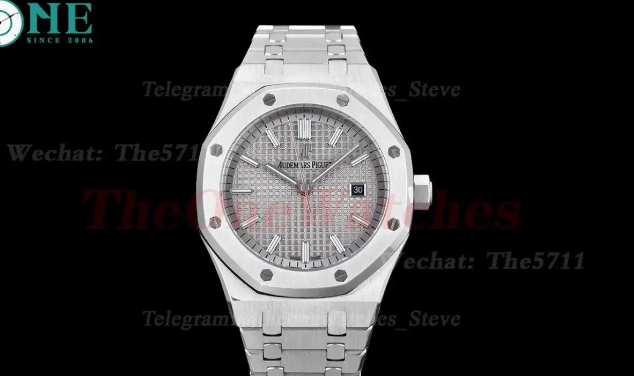 Royal Oak 15500 41mm SS SS Grey Dial GDF MY8215