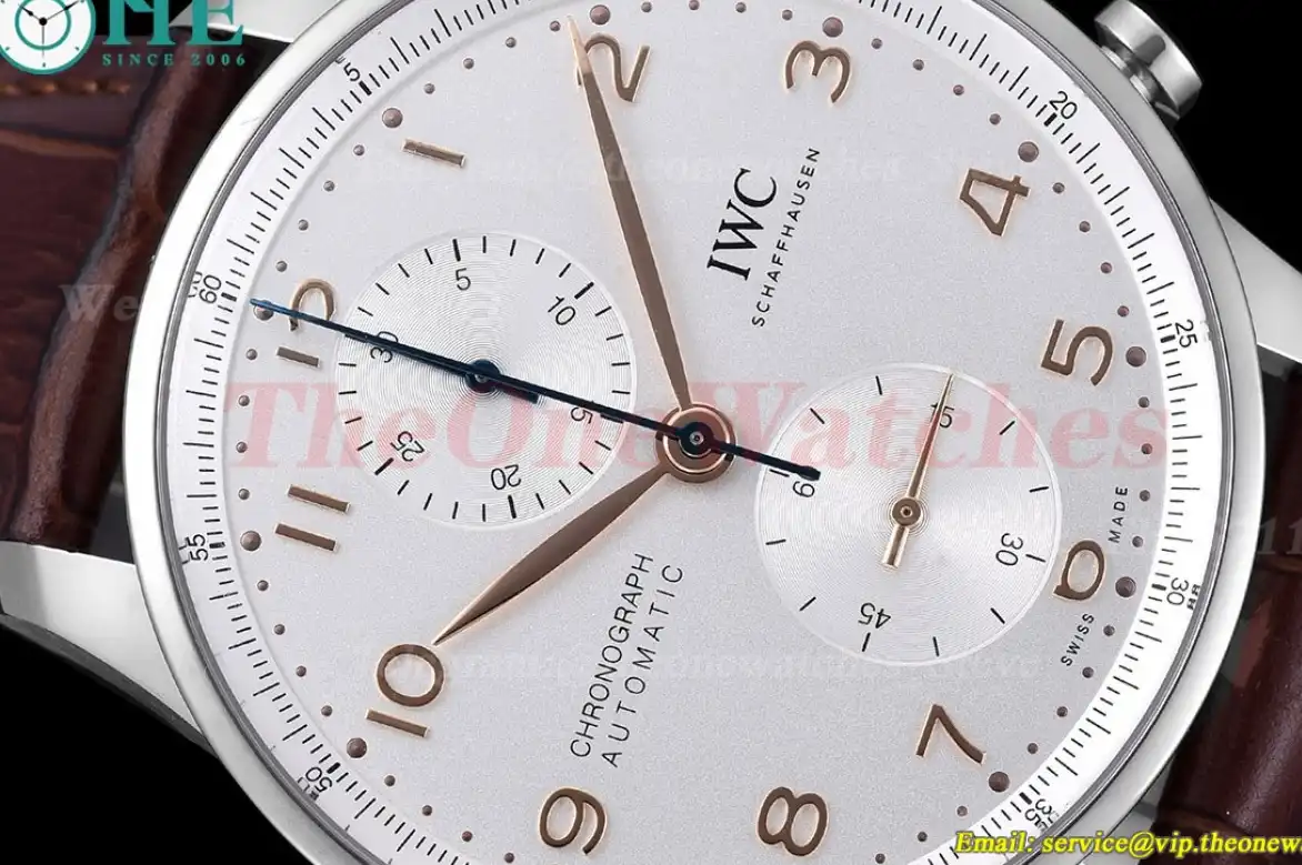 Portuguese Chrono IW371604 41mm SS LE White Num ZF A69355