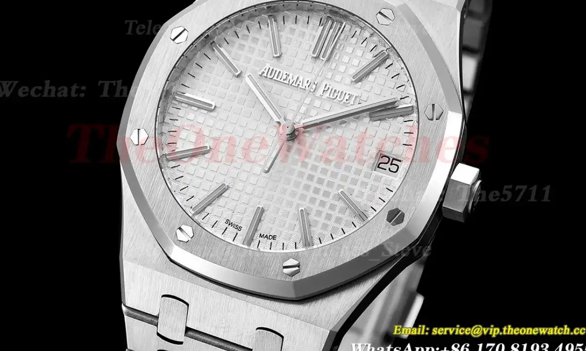 Royal Oak 41mm 15510 SS SS White MPF A4302