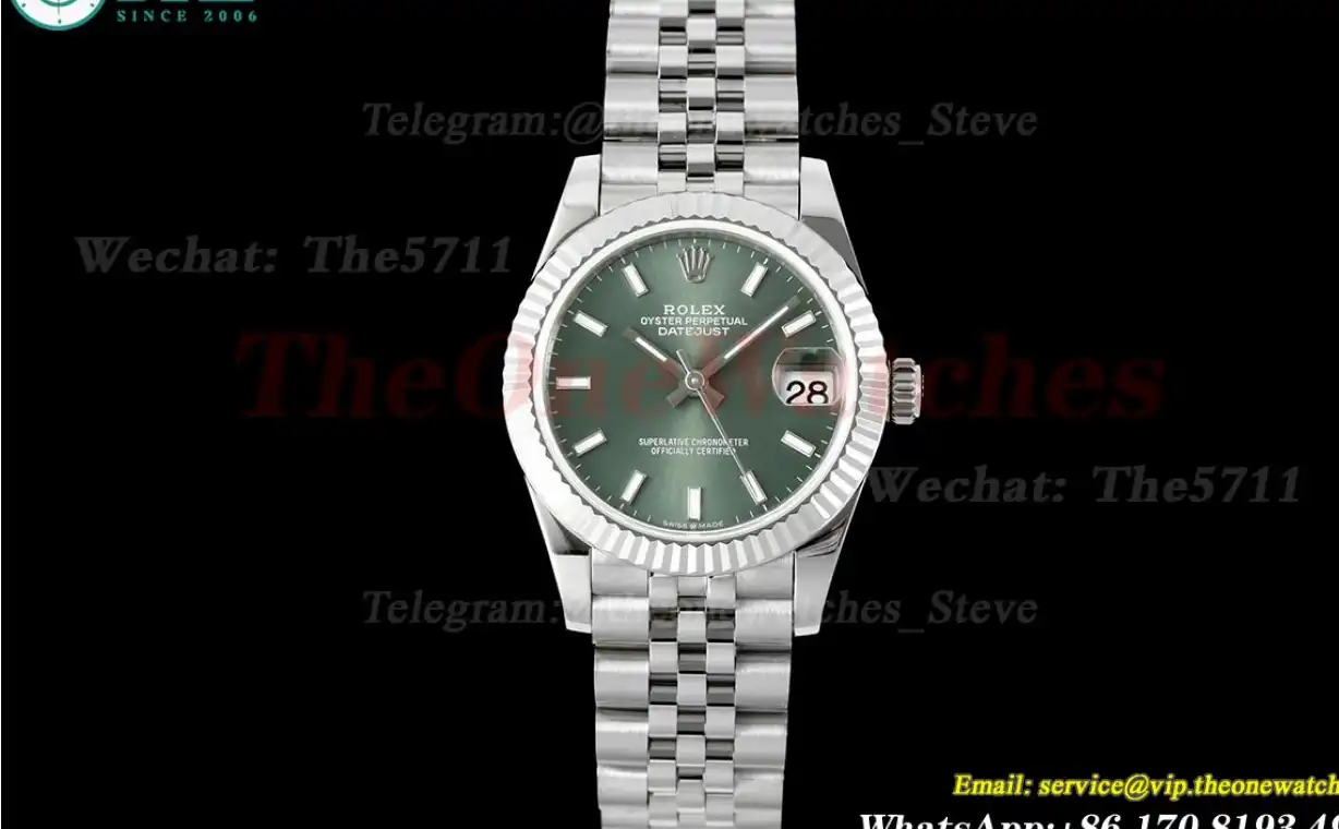 Datejust 278274 31mm Jub SS SS Green Stk GMF A2824