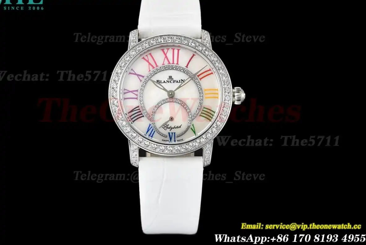 Ladybird Colors 35mm Dia White SS LE Mop Dial BLSF A23J