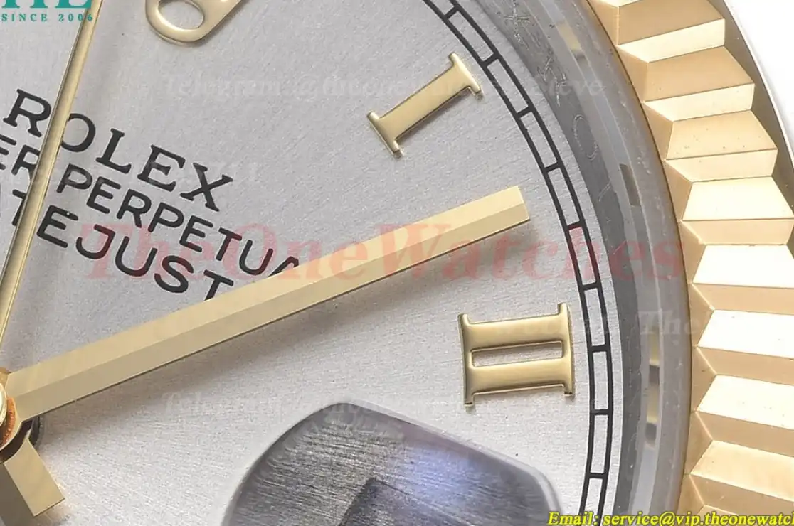 Datejust 126233 36mm Jub SS YG Silver Rmn GDF MY8215