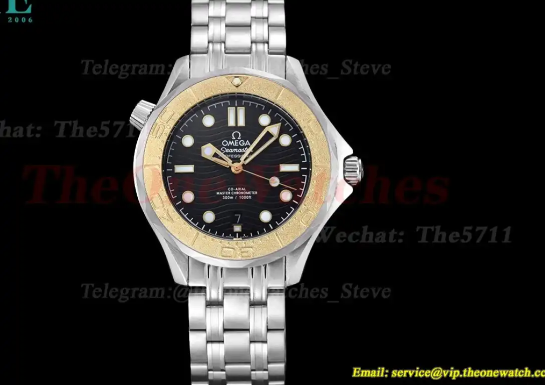 Seamaster 300m 42mm SS SS Black Dial GDF MY8215