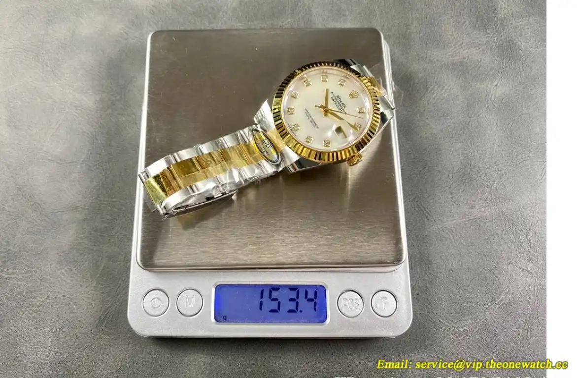 Datejust 126333 41mm Oys YG SS Mop Dia ARF SH3235(Tungsten Heavy Version)