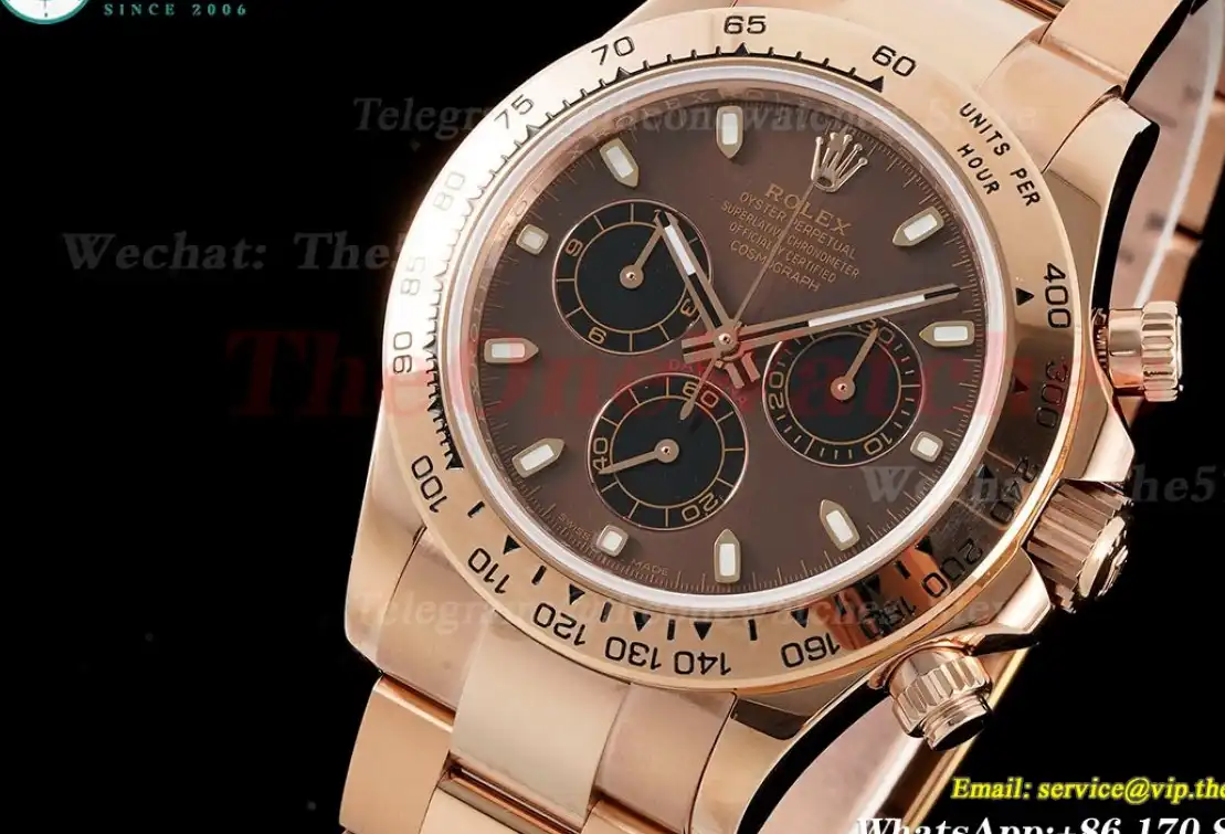 Daytona 116505 40mm RG RG Brown Dial OMF A7750