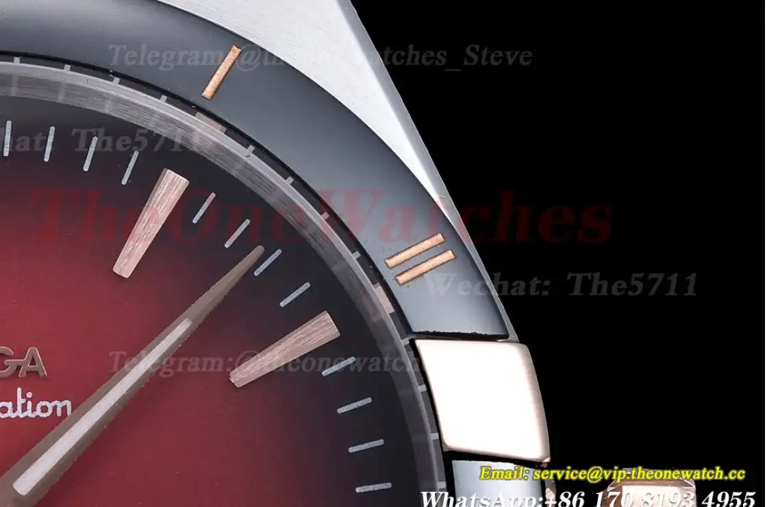 Constellation 41mm Cer RG LE Red Black Dial GDF MY8215